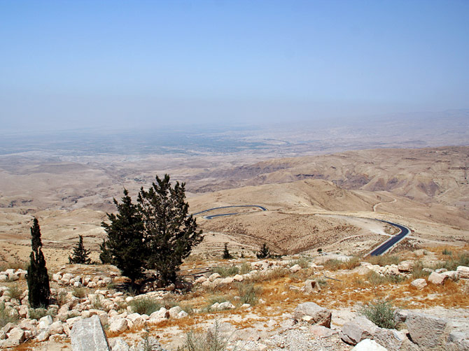 Вид с горы Нево, Иордания